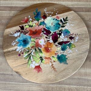 Pioneer Woman Willow Wood Lazy Susan